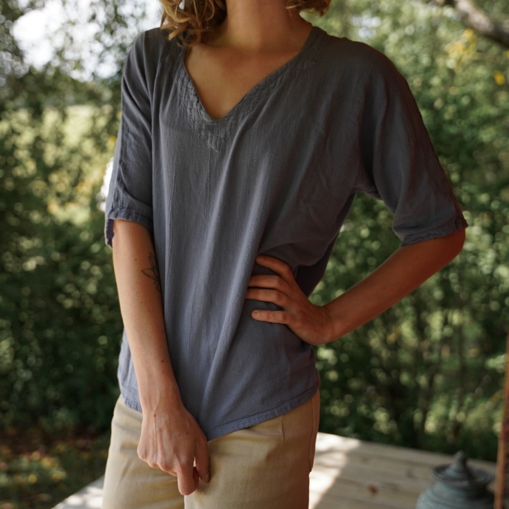 Quarter Sleeve Top | Size Medium